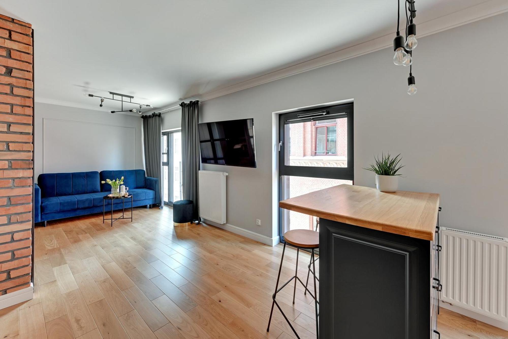 Blue Mandarin Old Town Apartman Gdańsk Szoba fotó