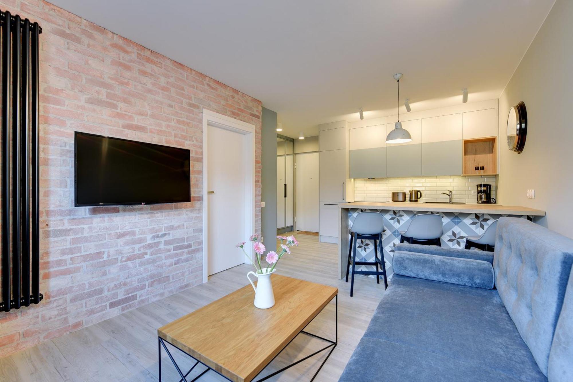 Blue Mandarin Old Town Apartman Gdańsk Szoba fotó