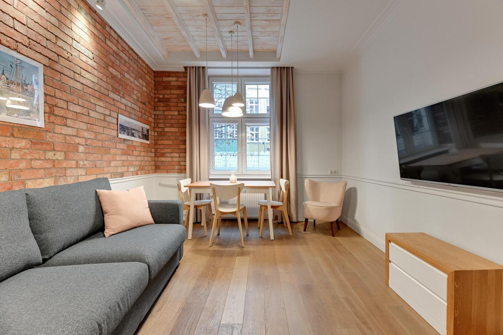 Blue Mandarin Old Town Apartman Gdańsk Szoba fotó