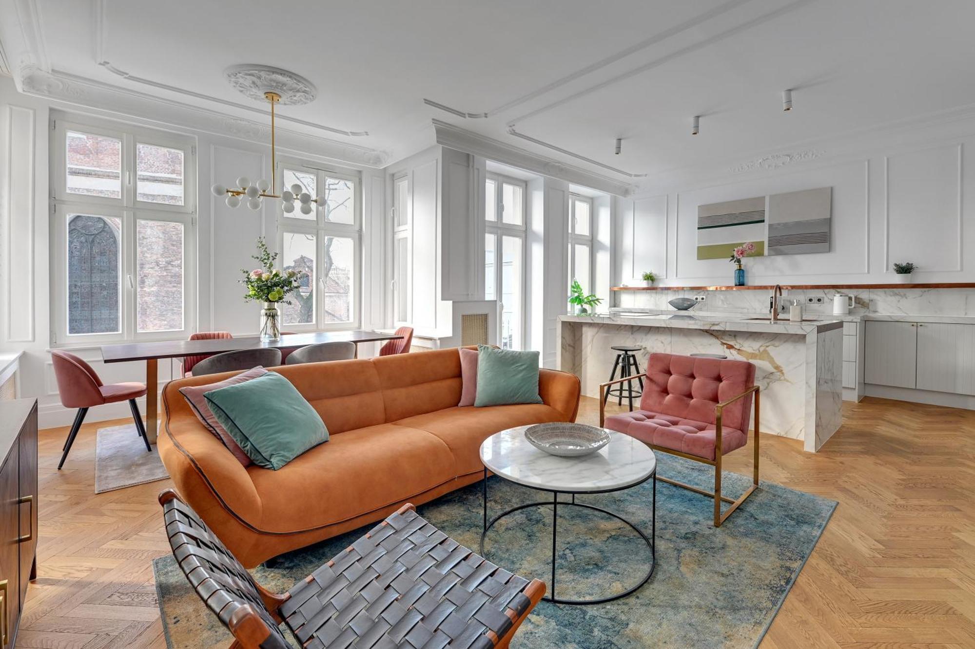 Blue Mandarin Old Town Apartman Gdańsk Szoba fotó