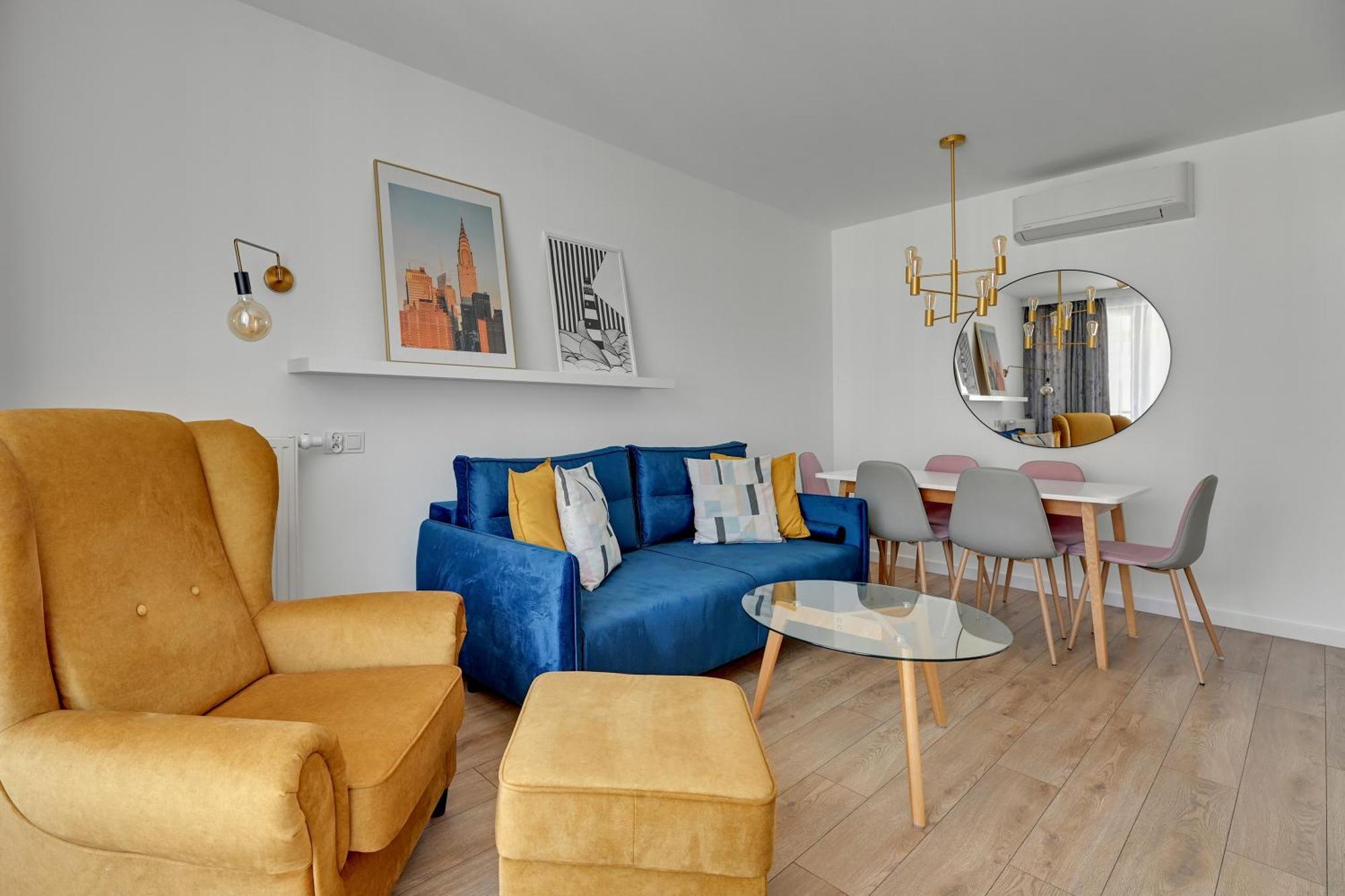 Blue Mandarin Old Town Apartman Gdańsk Szoba fotó