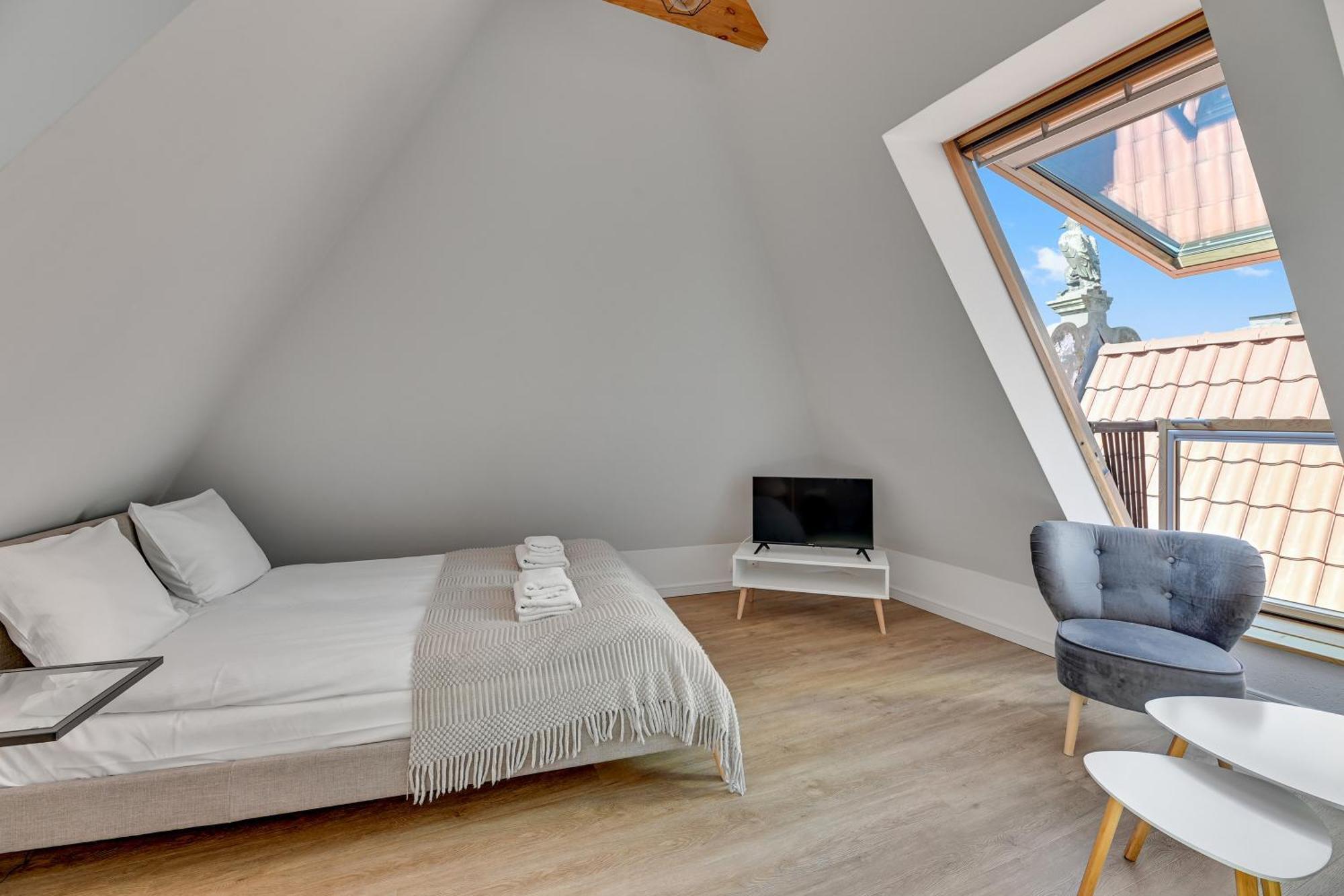 Blue Mandarin Old Town Apartman Gdańsk Szoba fotó